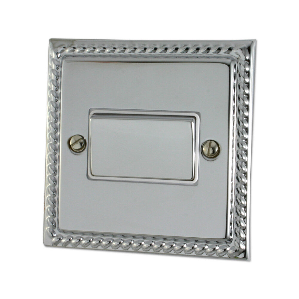 Georgian Polished Chrome Fan Isolator