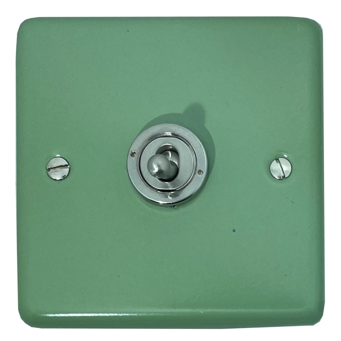 Classic Sage Green 1 Gang Grid Toggle Plate (Plate Only)
