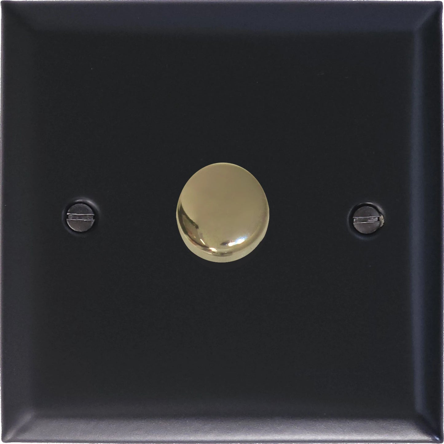 Spectrum Flat Black 1 Gang 120W LED Dimmer