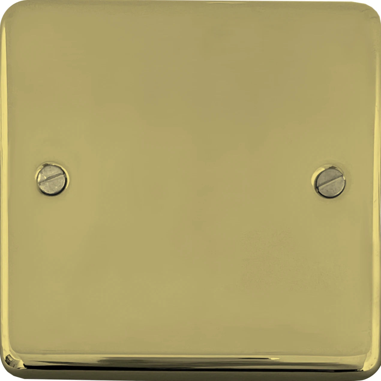 Contour Polished Brass 1 Gang Blank