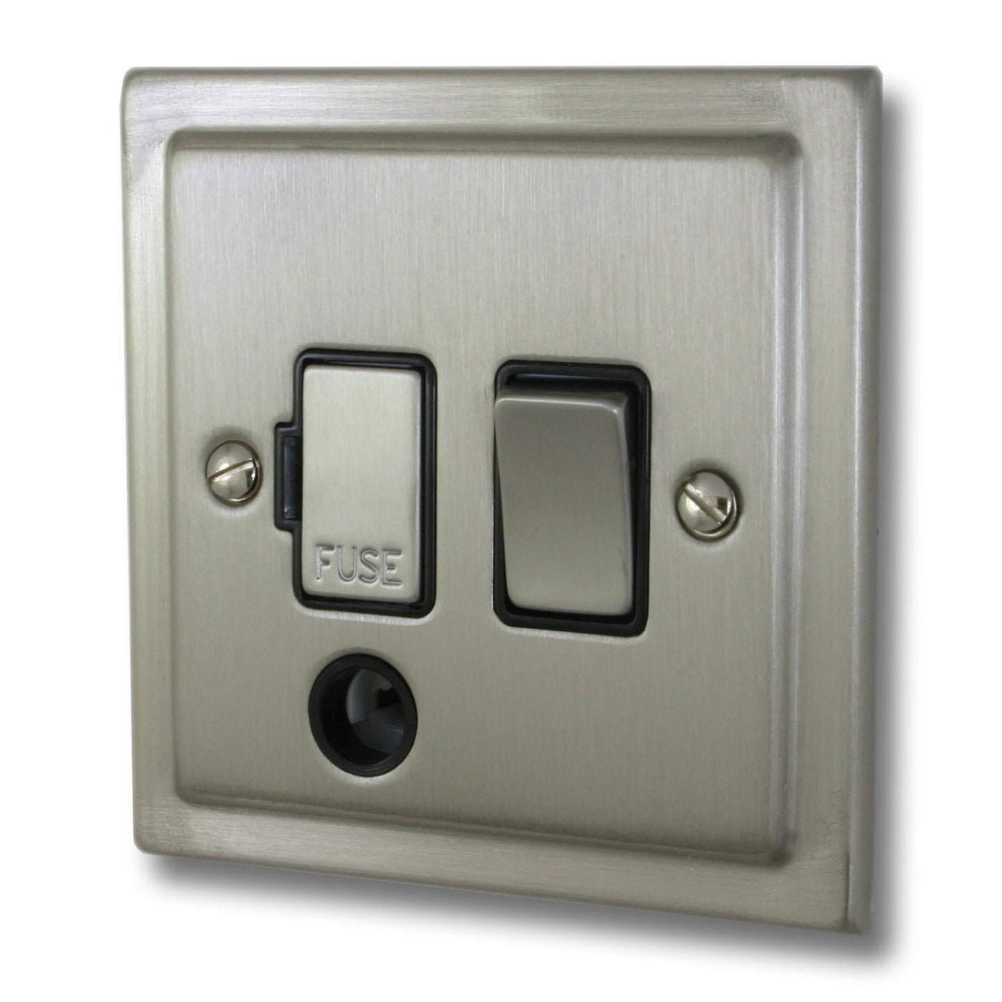 Victorian Satin Nickel Swt. Fused Spur & F/Outlet