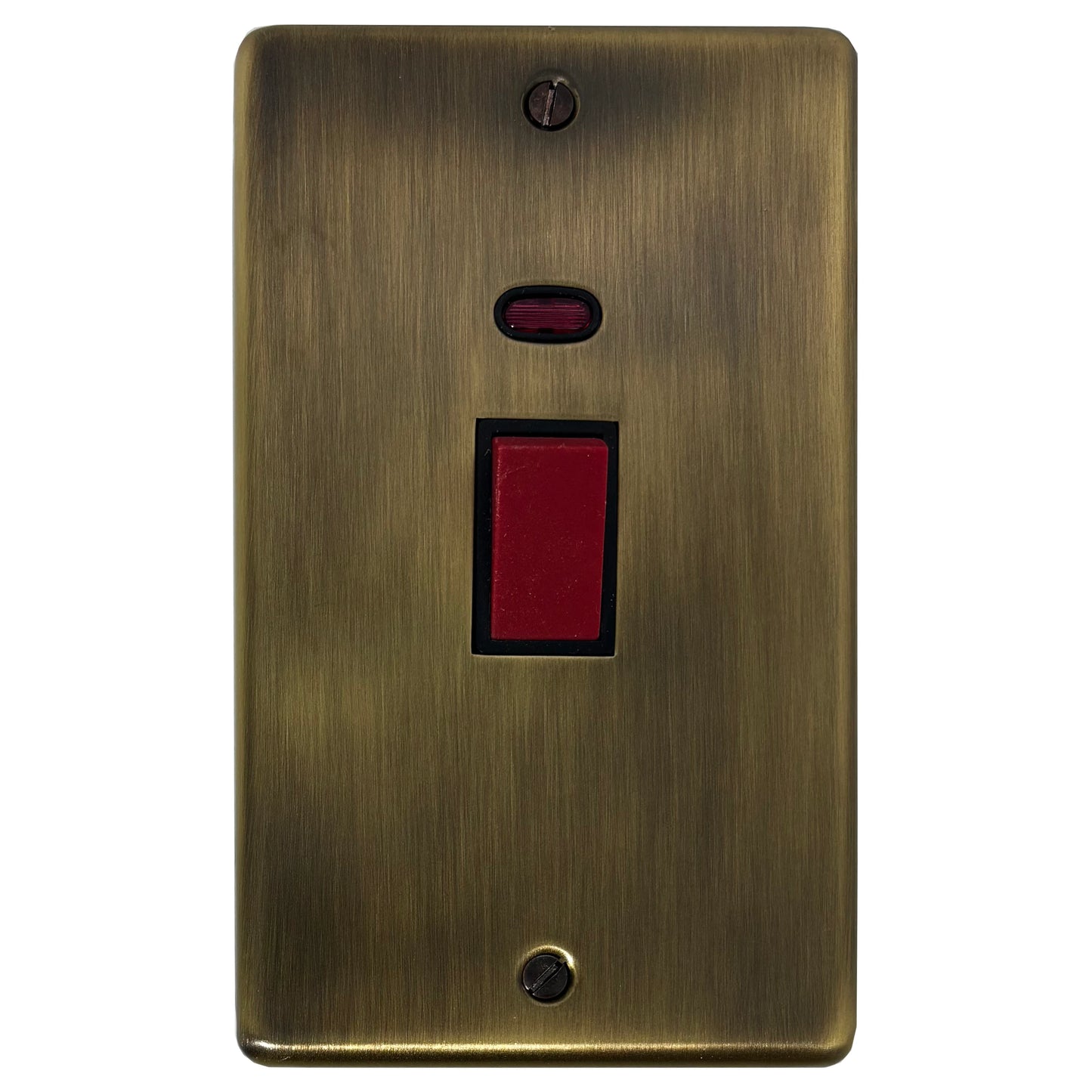 Contour Light Antique Brass 45 Amp Swt. & Neon L/Plate