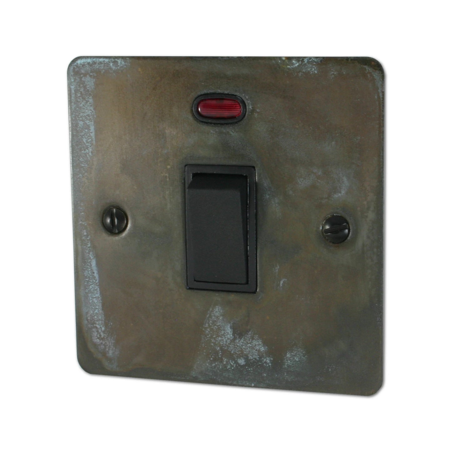 Flat Verdigris 20A Dp Switch + Neon