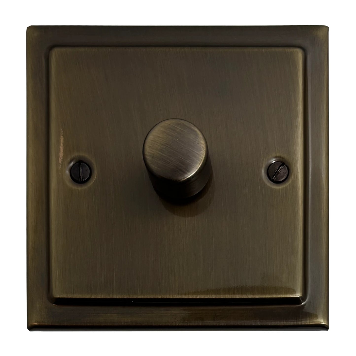 Victorian Medium Bronze 1 Gang LED Dimmer