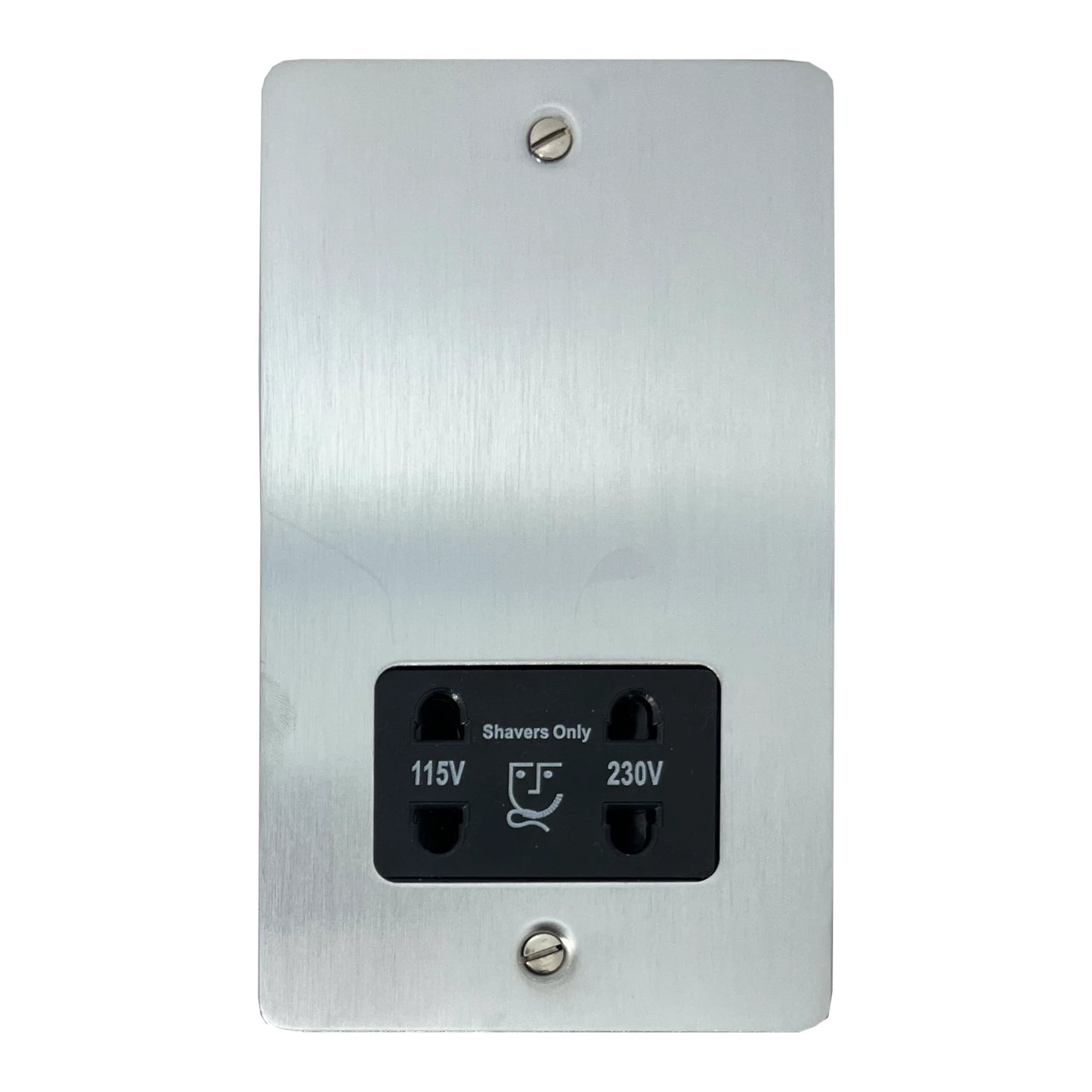 Flat Satin Chrome Shaver Point