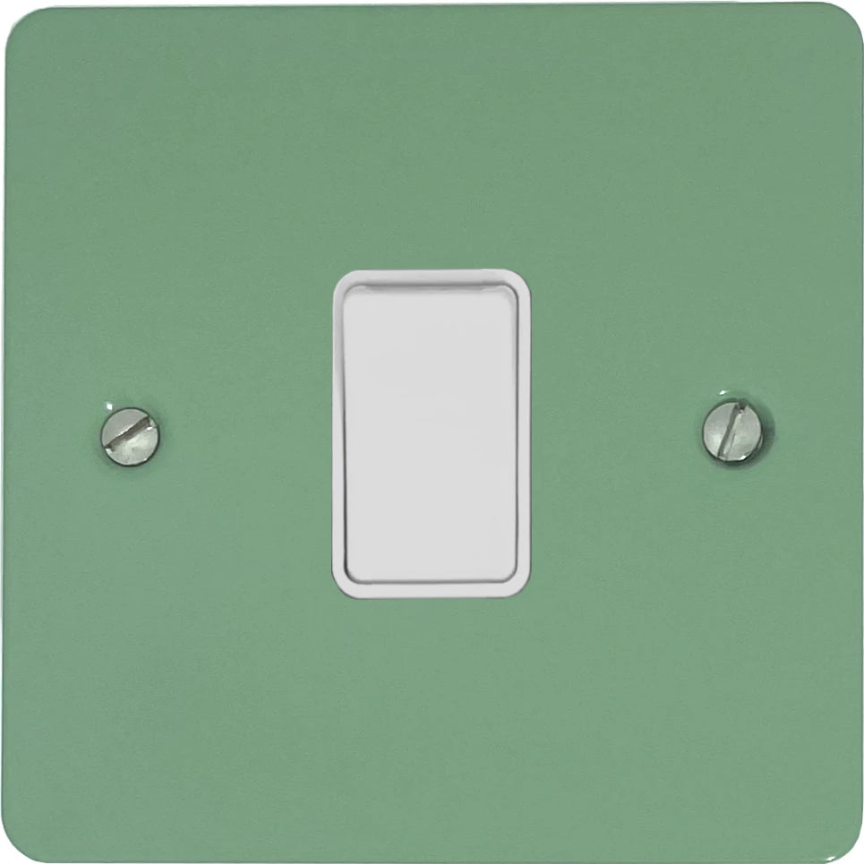 Flat Sage Green Intermediate Switch (White Switches)