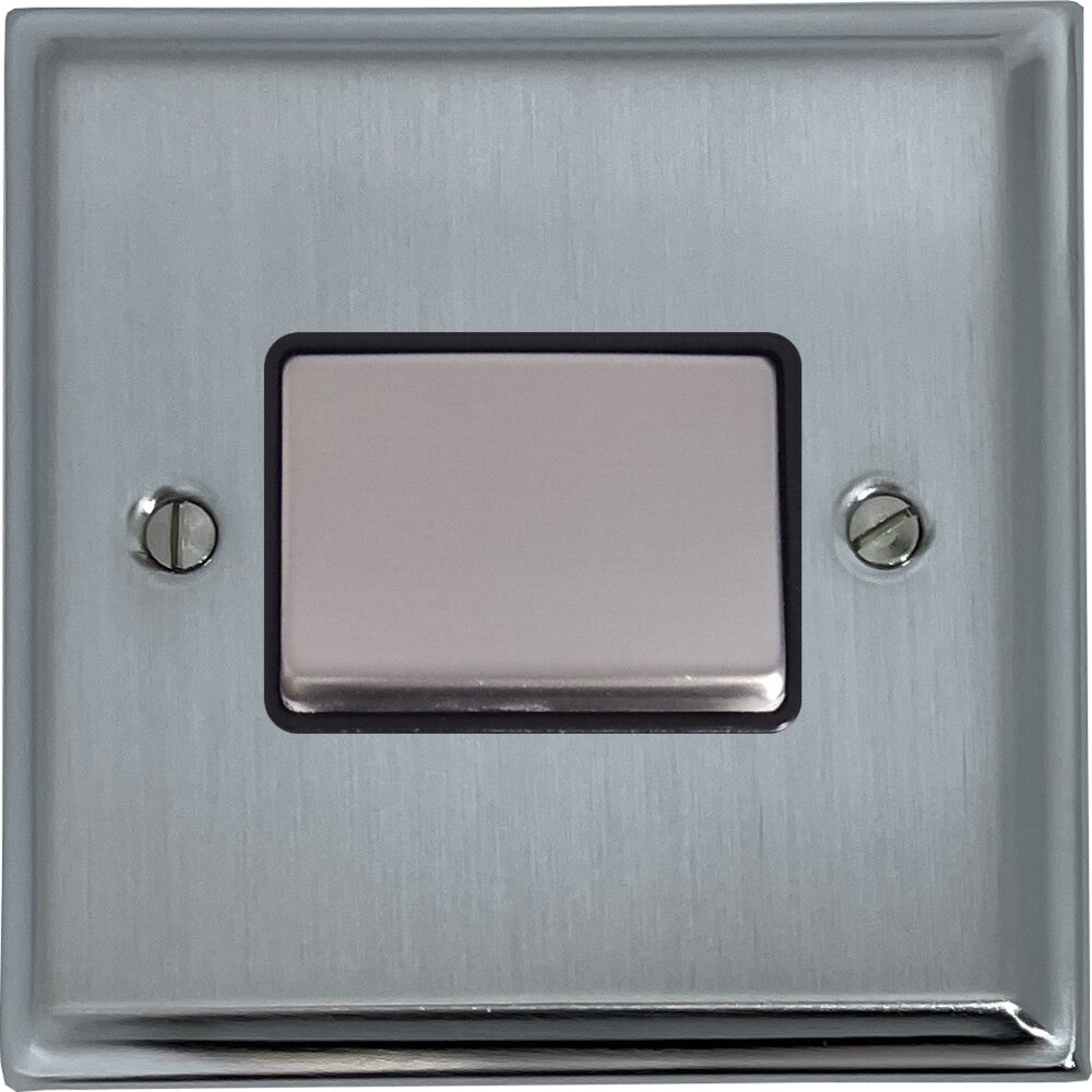 Deco Satin Chrome Fan Isolator