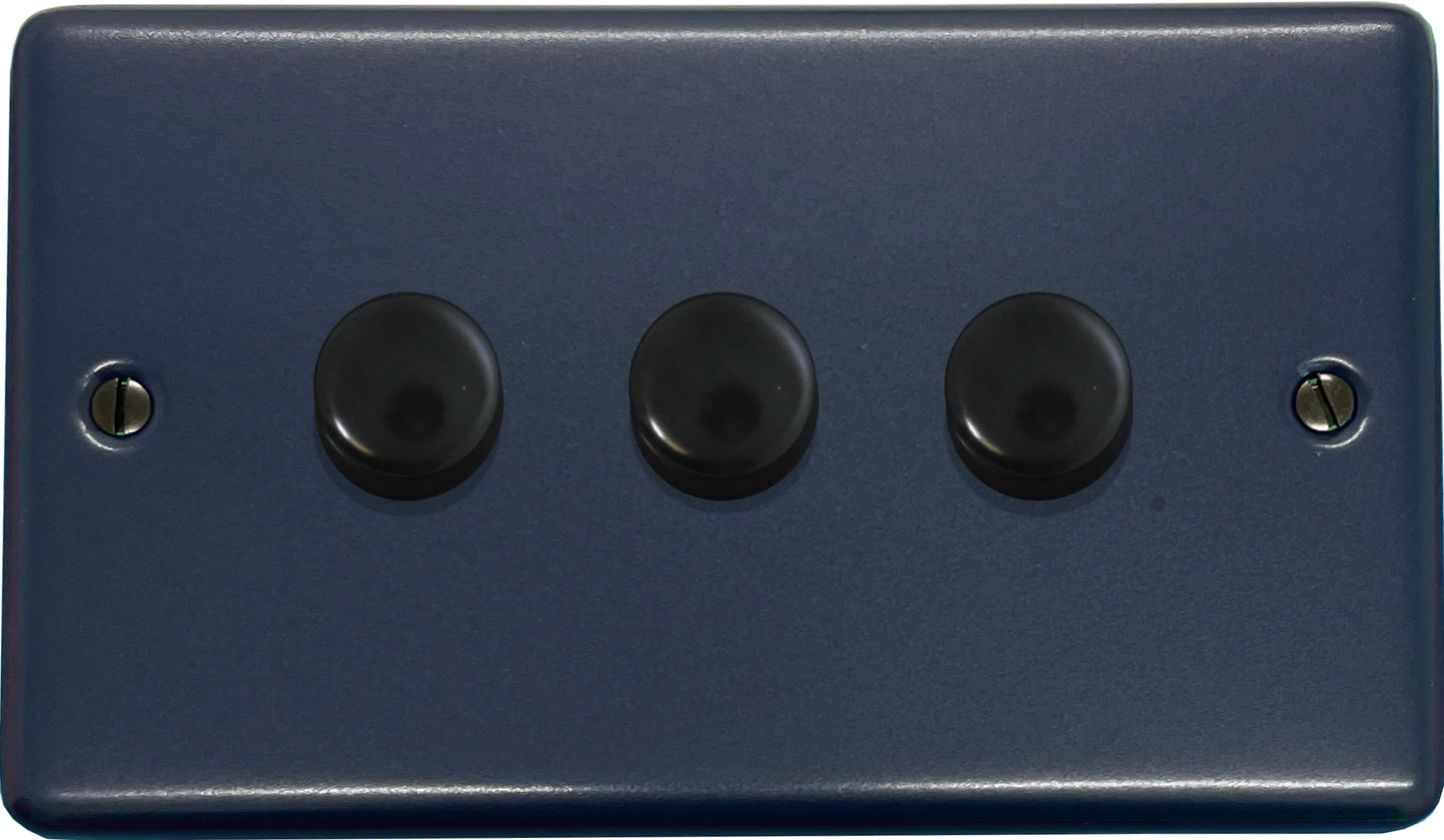 Contour Blue 3 Gang LED Dimmer