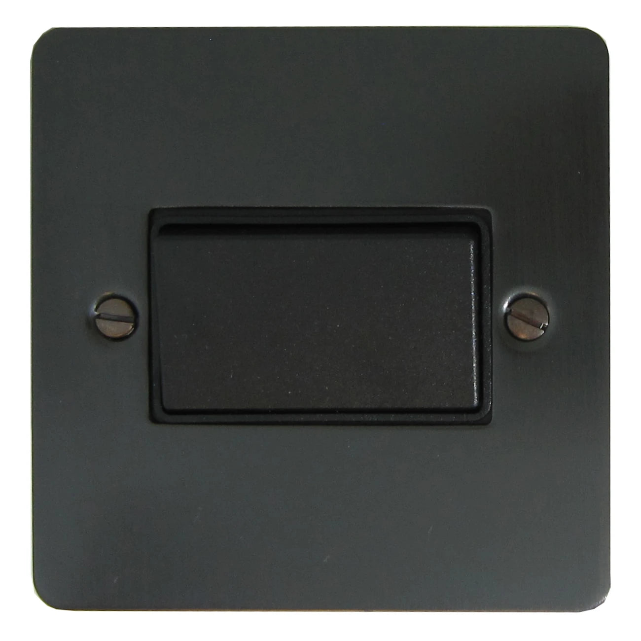 Flat Black Bronze Fan Isolator