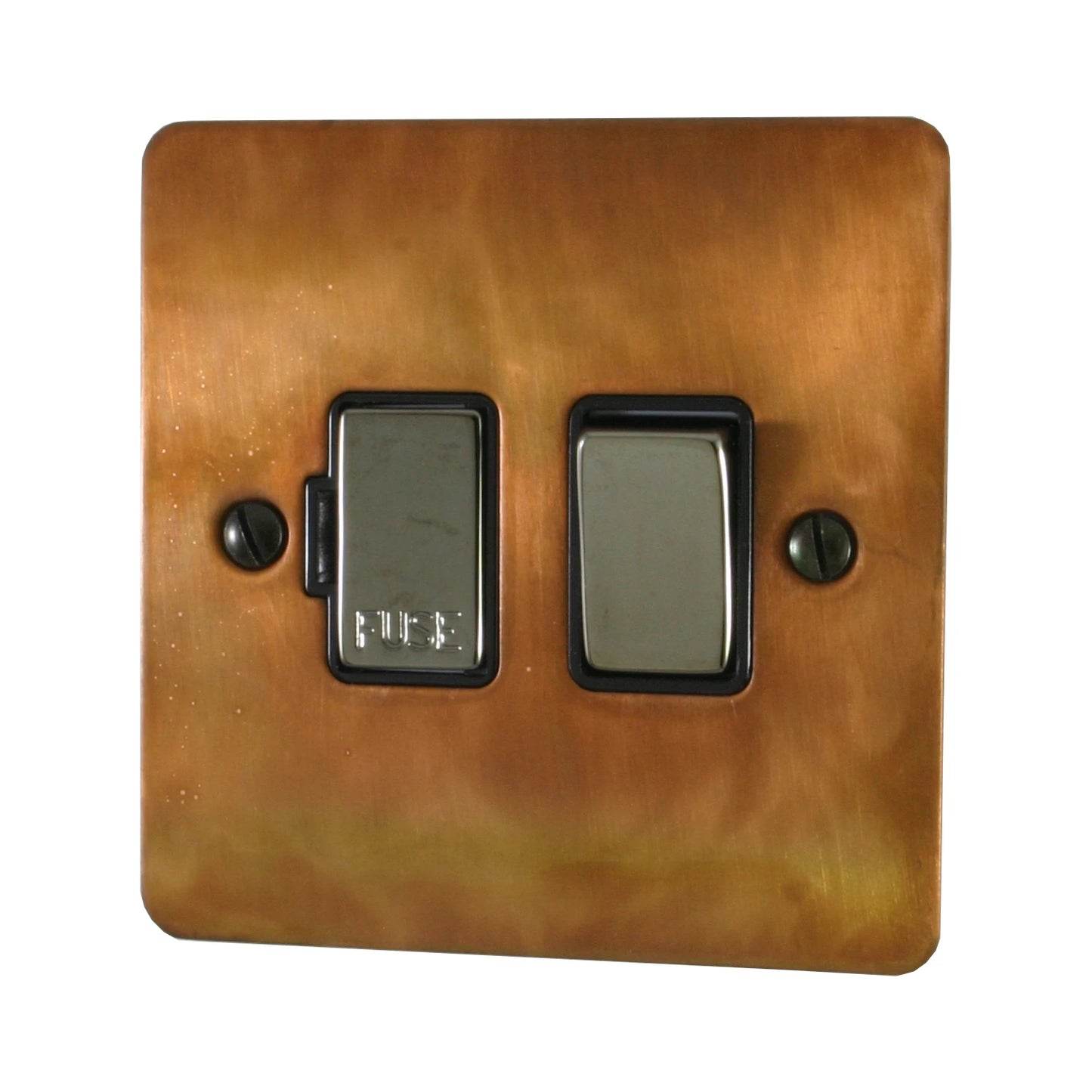 Flat Tarnished Copper Swt Fused Spur