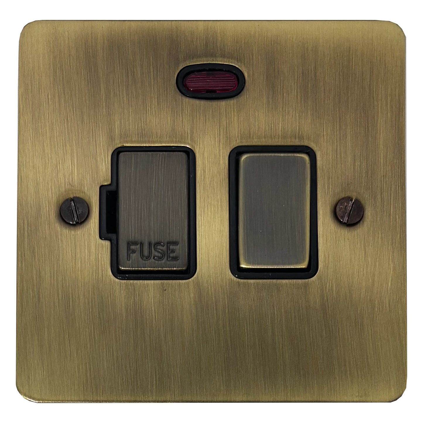 Flat Light Antique Brass Swt. Fused Spur & Neon