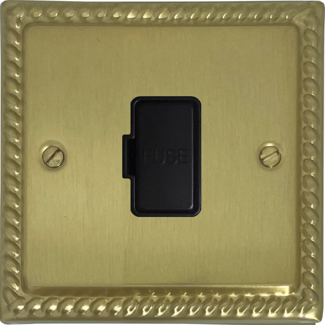 Georgian Satin Brass Unswitched Spur