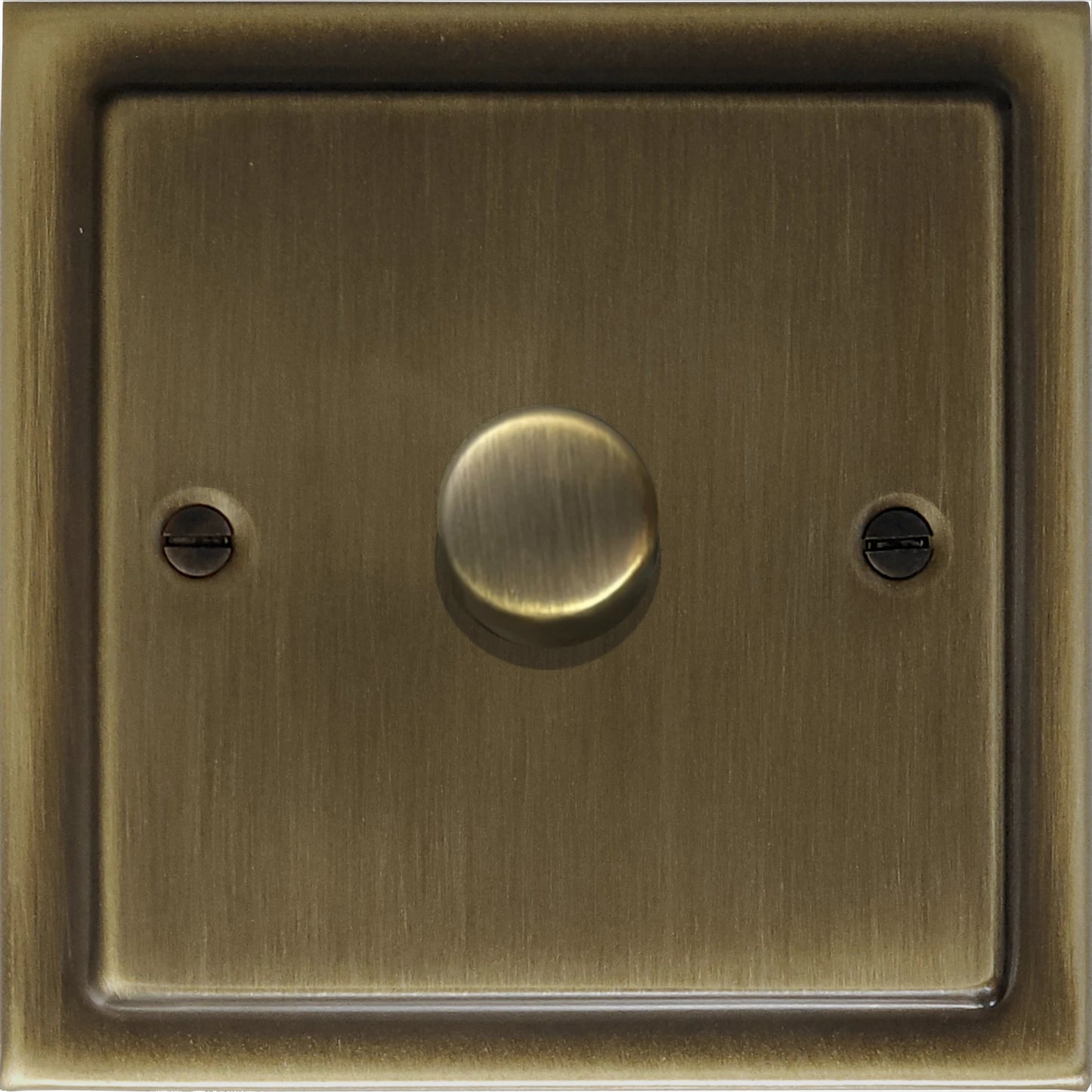 Victorian Antique Brass 1 Gang LED Dimmer