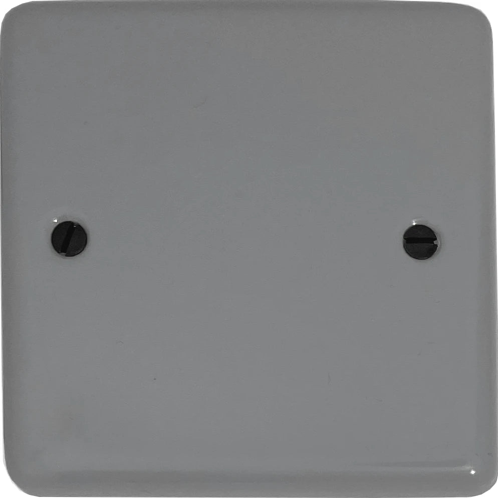 Contour Light Grey 1 Gang Blank