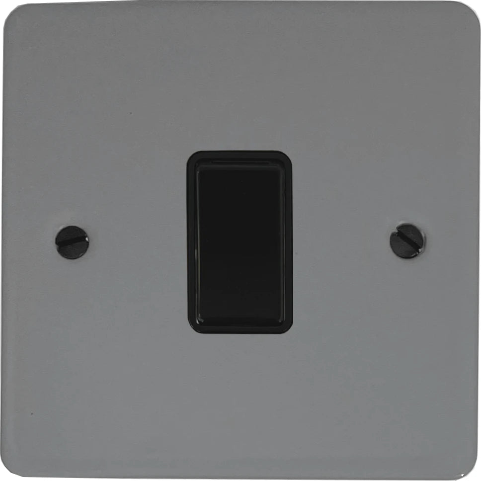 Flat Light Grey 1 Gang Switch Switch