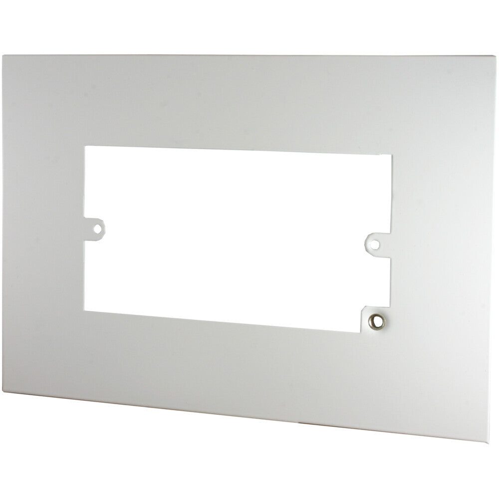 Double Flat White Finger Plate