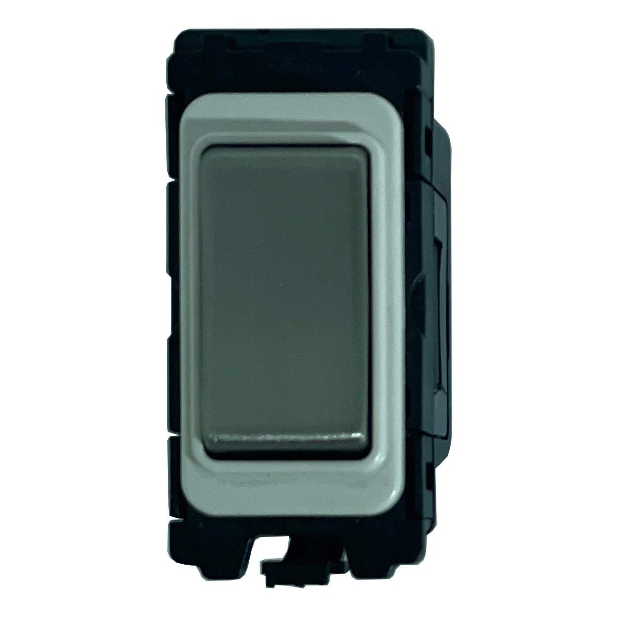 Blanking Piece grid switch - White and Satin Chrome Switch