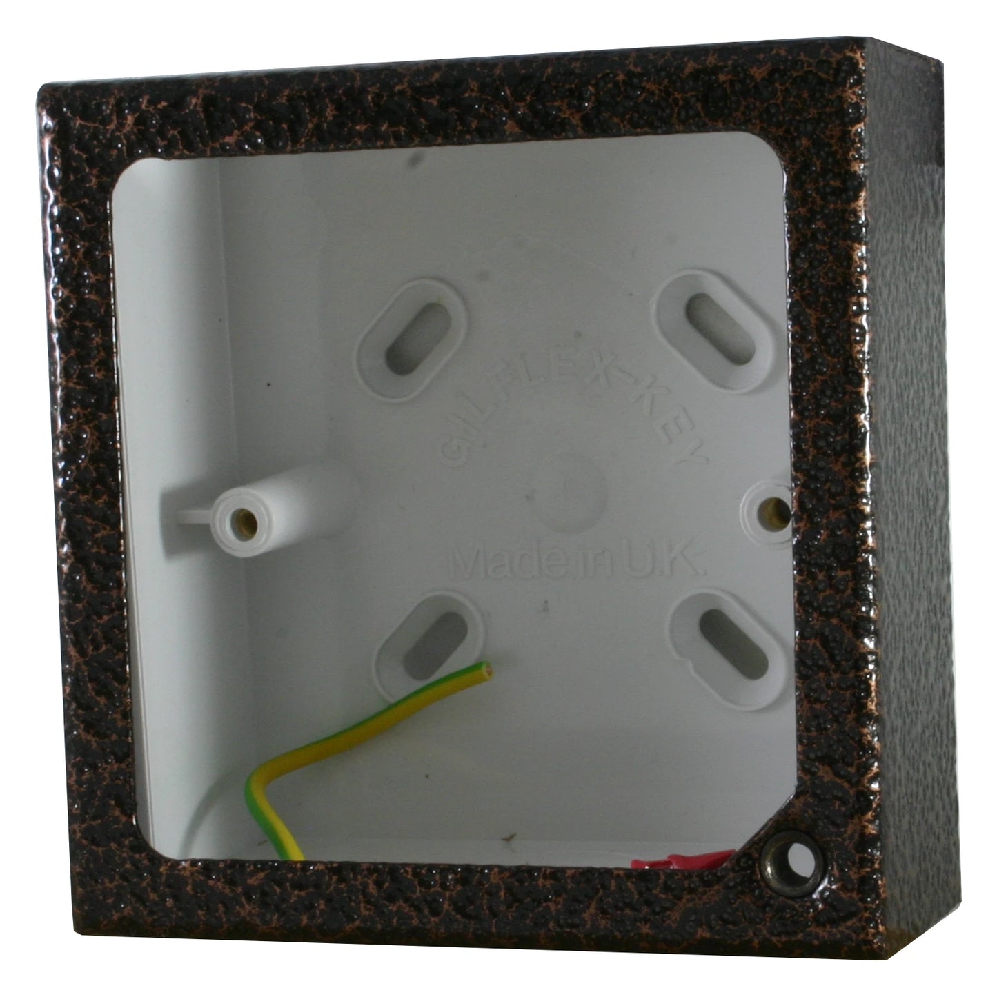 Single Hammered Copper Pattress Box