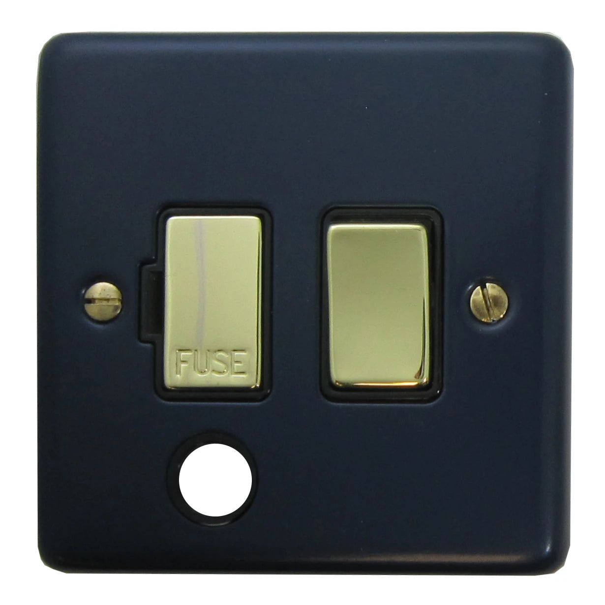 Contour Blue Switch Fused Spur + Flex Outlet
