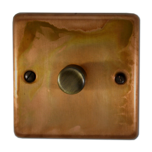 Contour Tarnished Copper 1 Gang Dimmer LED