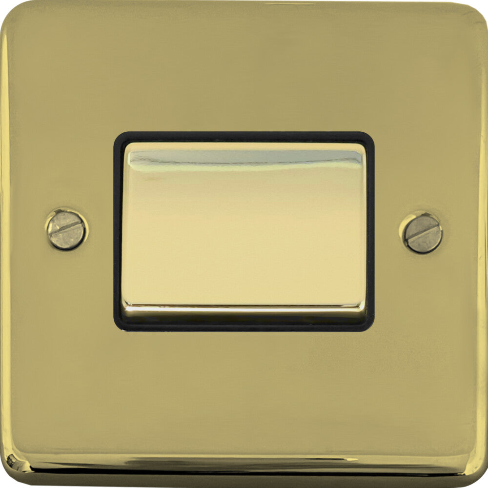 Contour Polished Brass Fan Isolator