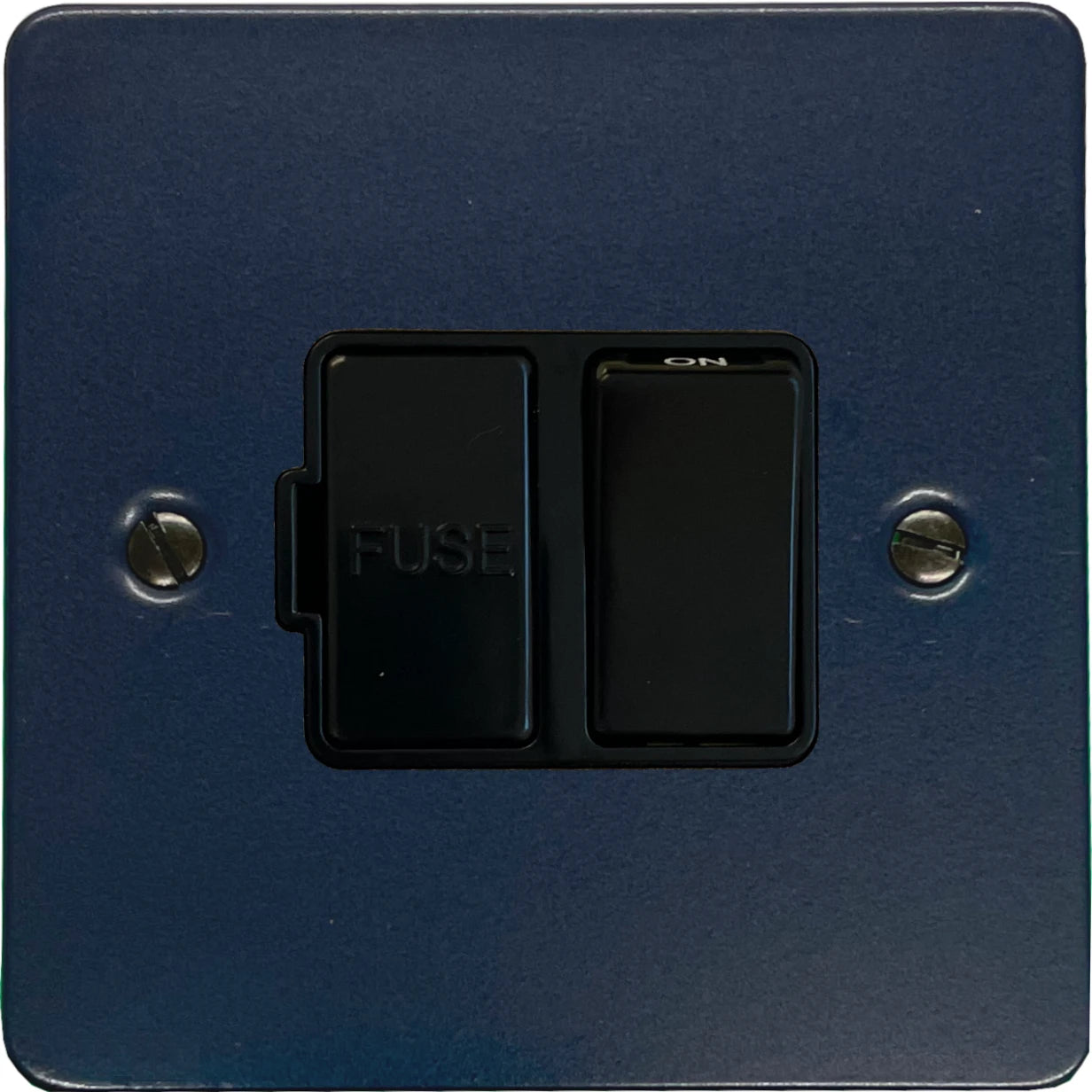 Flat Blue Switched Fuse Spur (Black Switch)