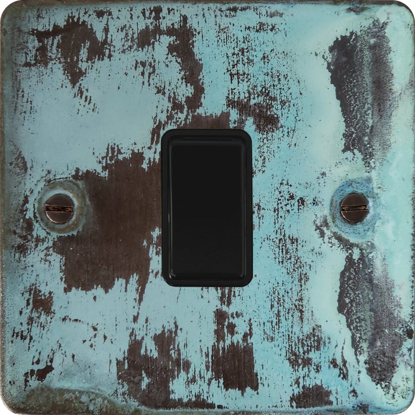 Flat Verdigris 1 Gang Switch
