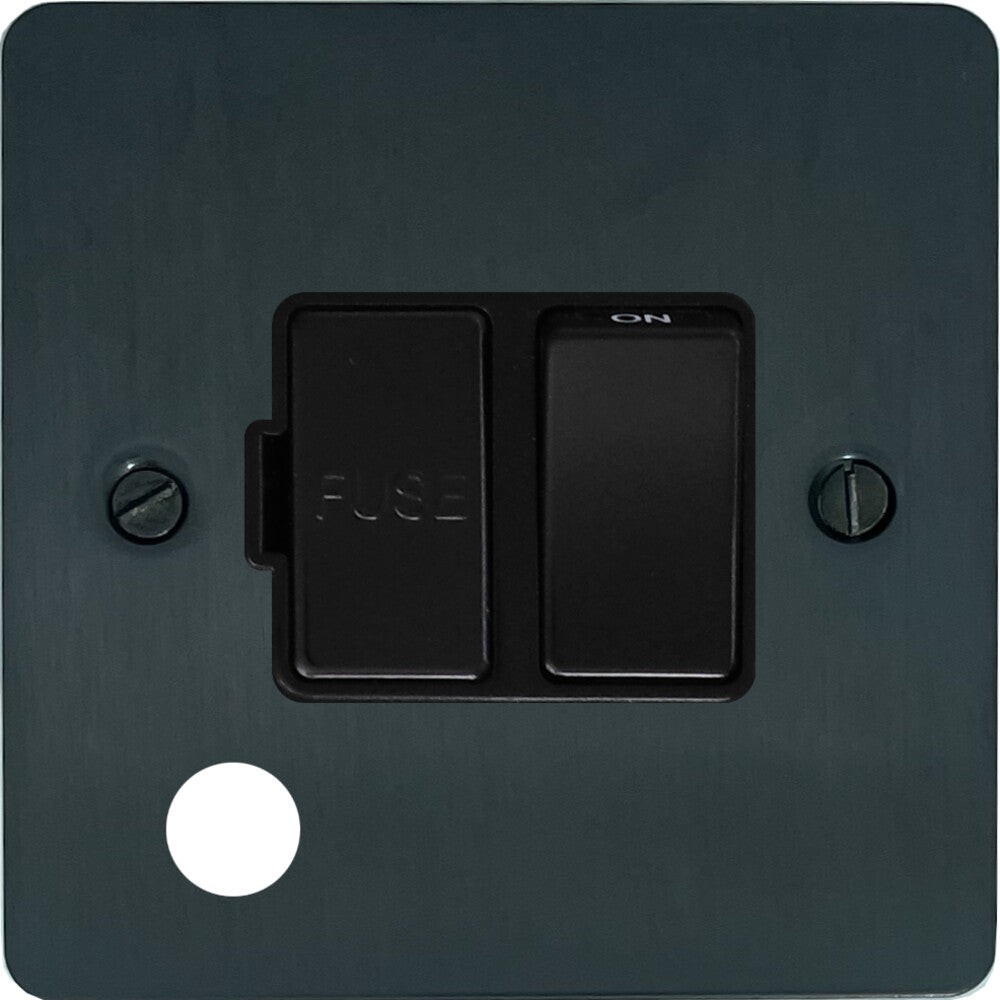 Flat Black Bronze Switched Spur + Outlet