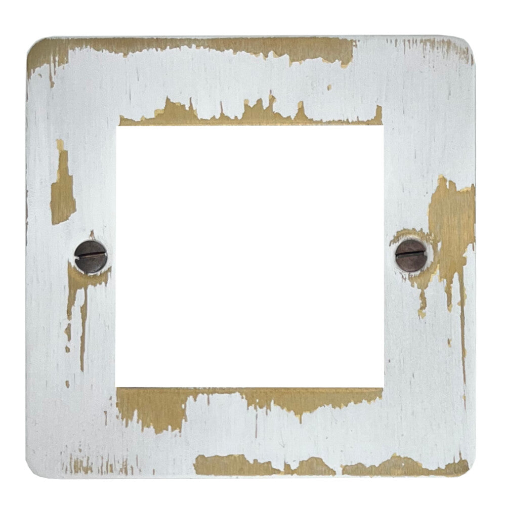Flat Dover Bronze 1 Gang 2 Mod Euro