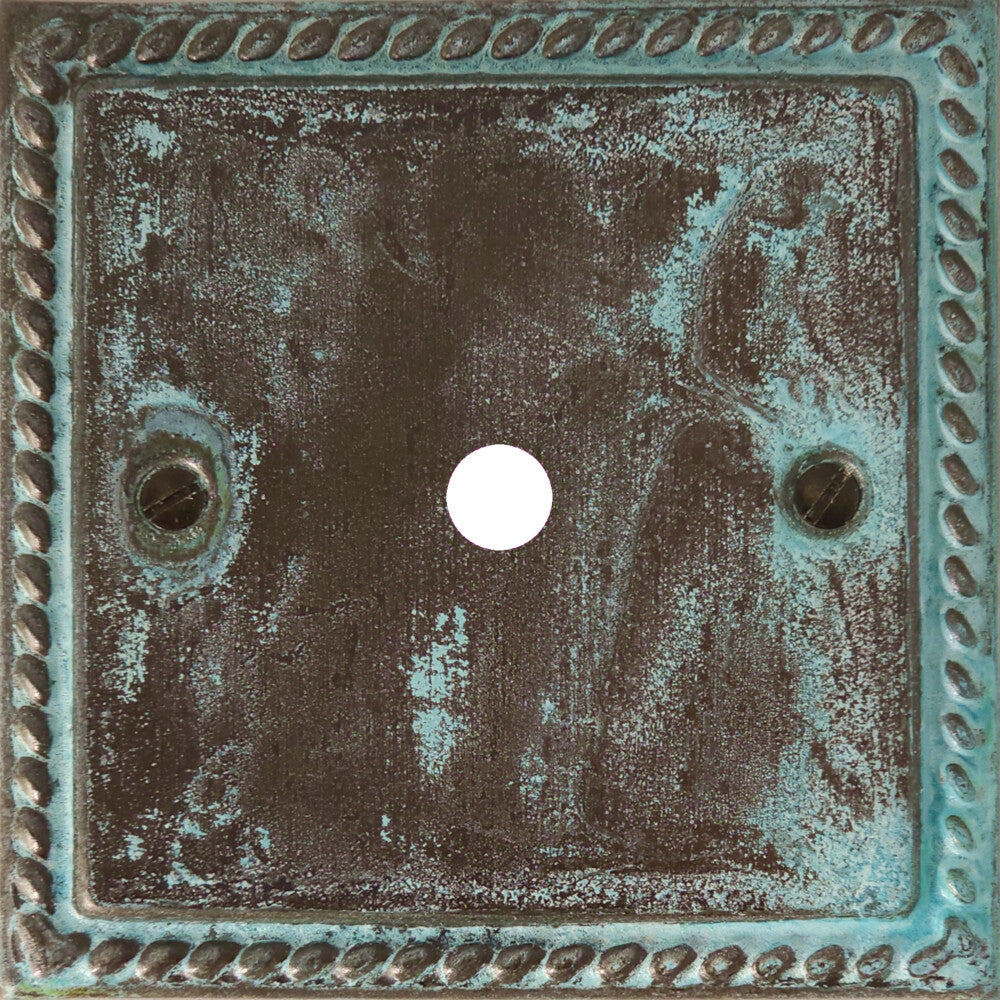 Georgian Verdigris 1 Gang Grid Toggle Plate (Plate Only)
