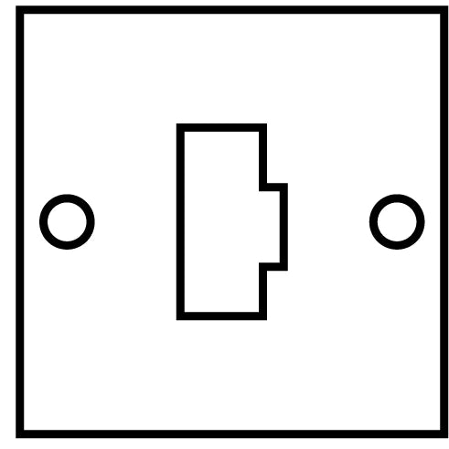 Georgian Satin Brass Unswitched Spur