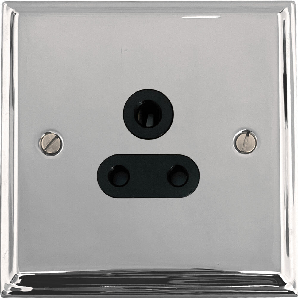 Deco Polished Chrome 5 Amp Socket
