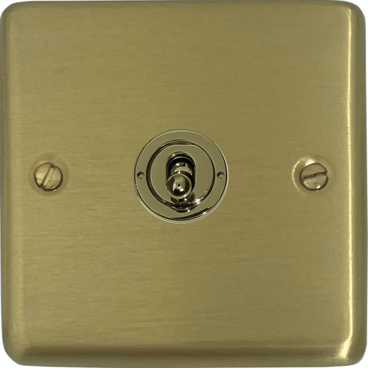 Contour Satin Brass Intermediate Toggle