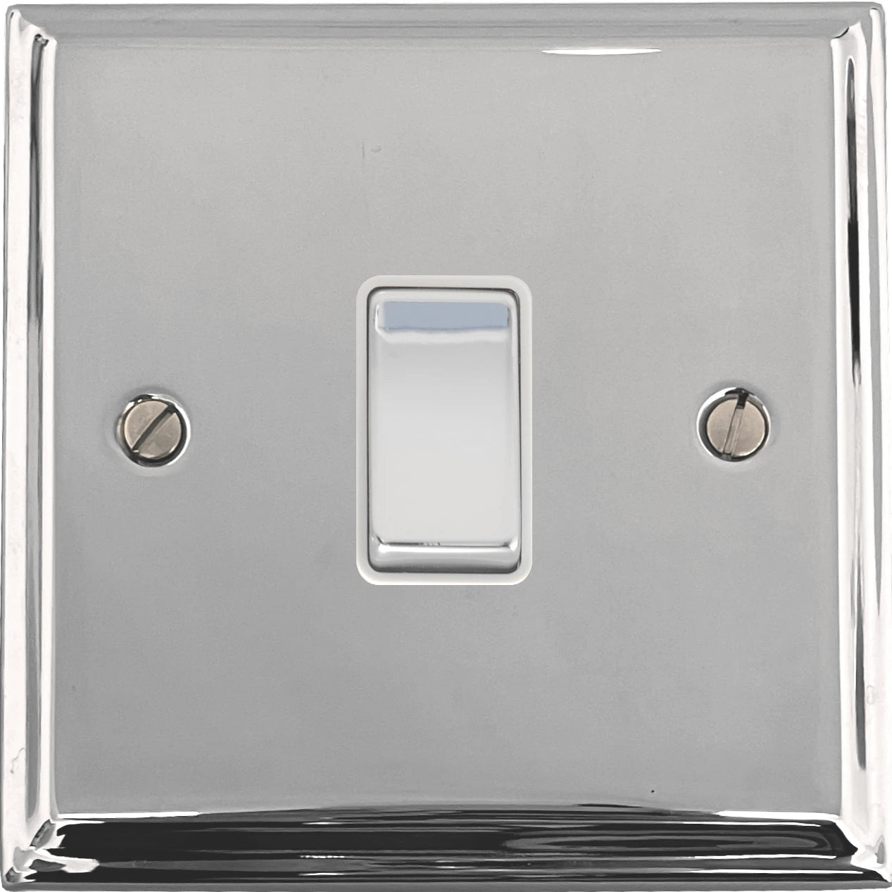 Deco Polished Chrome 1 Gang 2 Way Switch