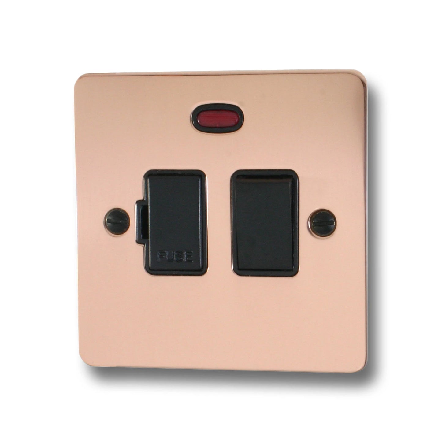 Flat Bright Copper Switched Fused Spur + Neon