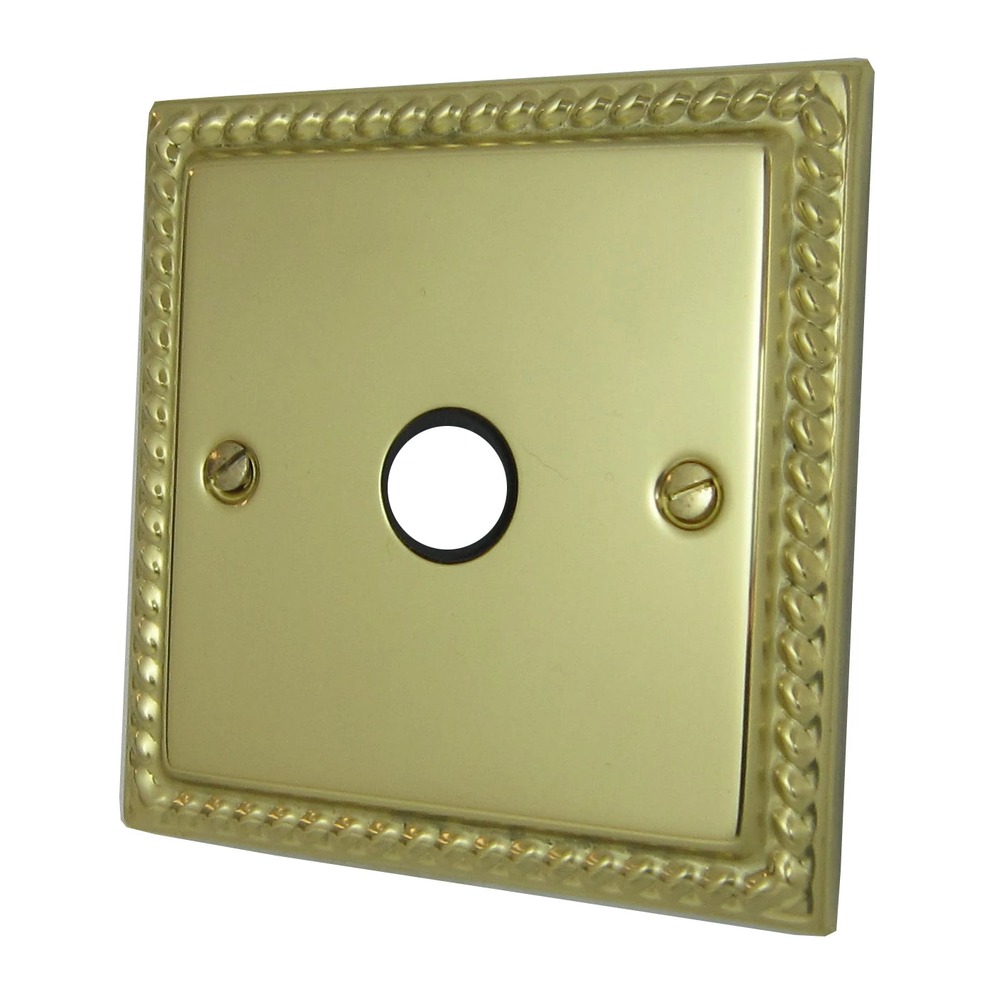 Georgian Polished Brass Flex Outlet
