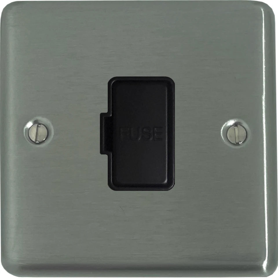 Contour Brushed Steel Unswitched Spur