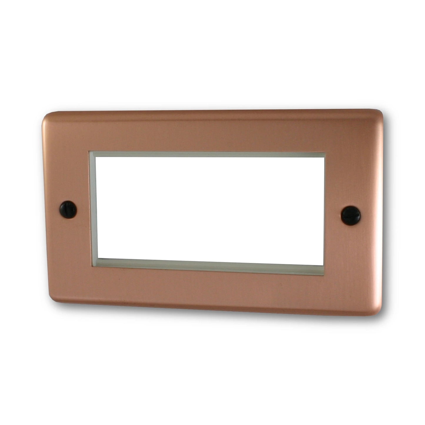 Contour Rose Gold 4 Gang Mod Plate & Frame