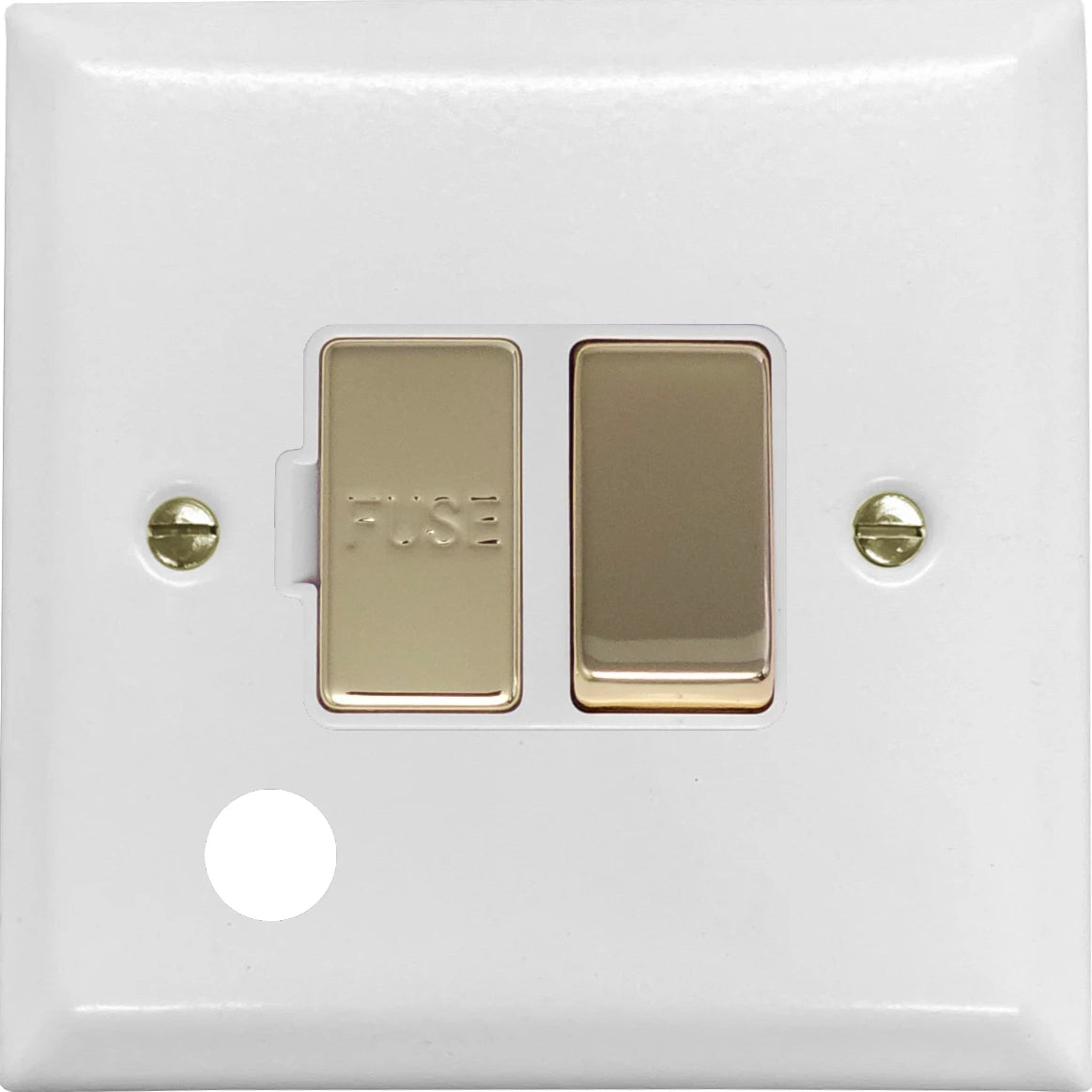 Spectrum Flat White Swt Spur + Outlet