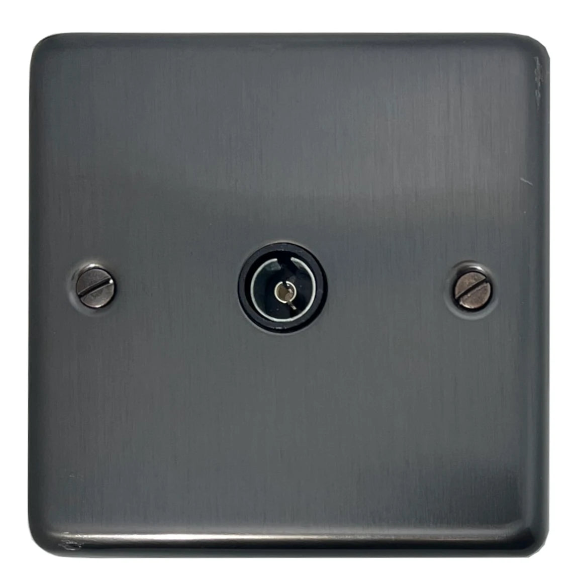 Contour Black Bronze 1 Gang Coax Point