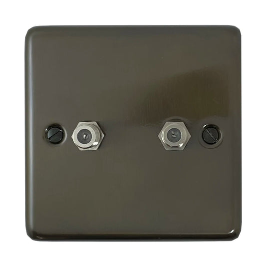 Contour Medium Bronze 2 Gang Sat Point