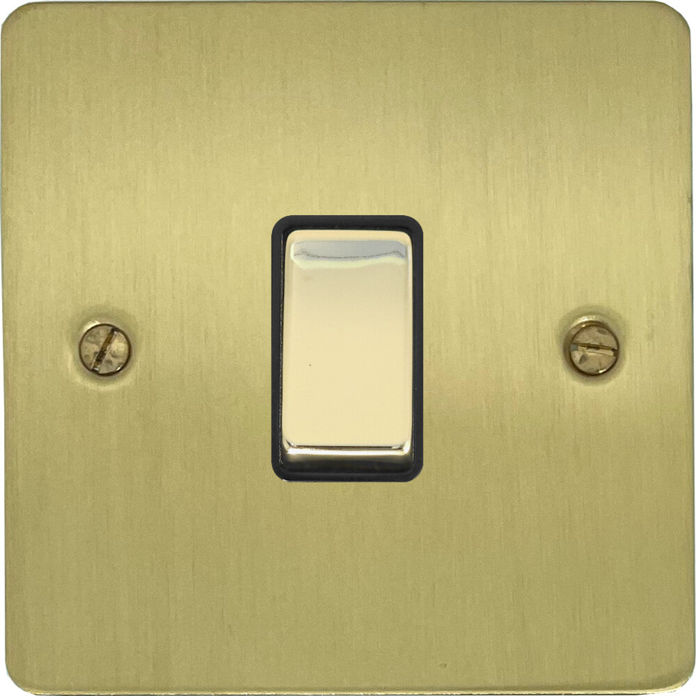 Flat Satin Brass Intermediate Switch