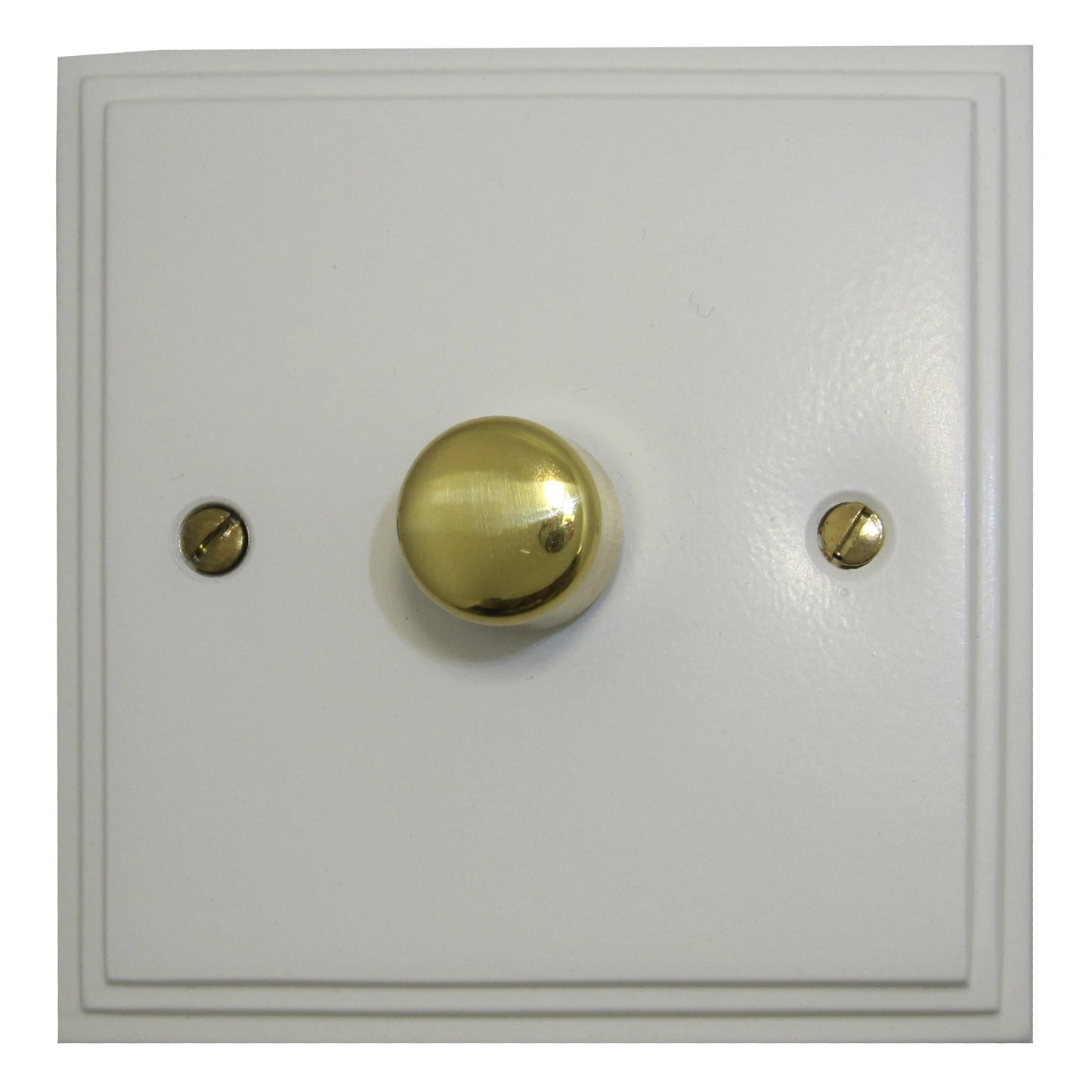 Victorian Flat White 1 Gang LED Dimmer