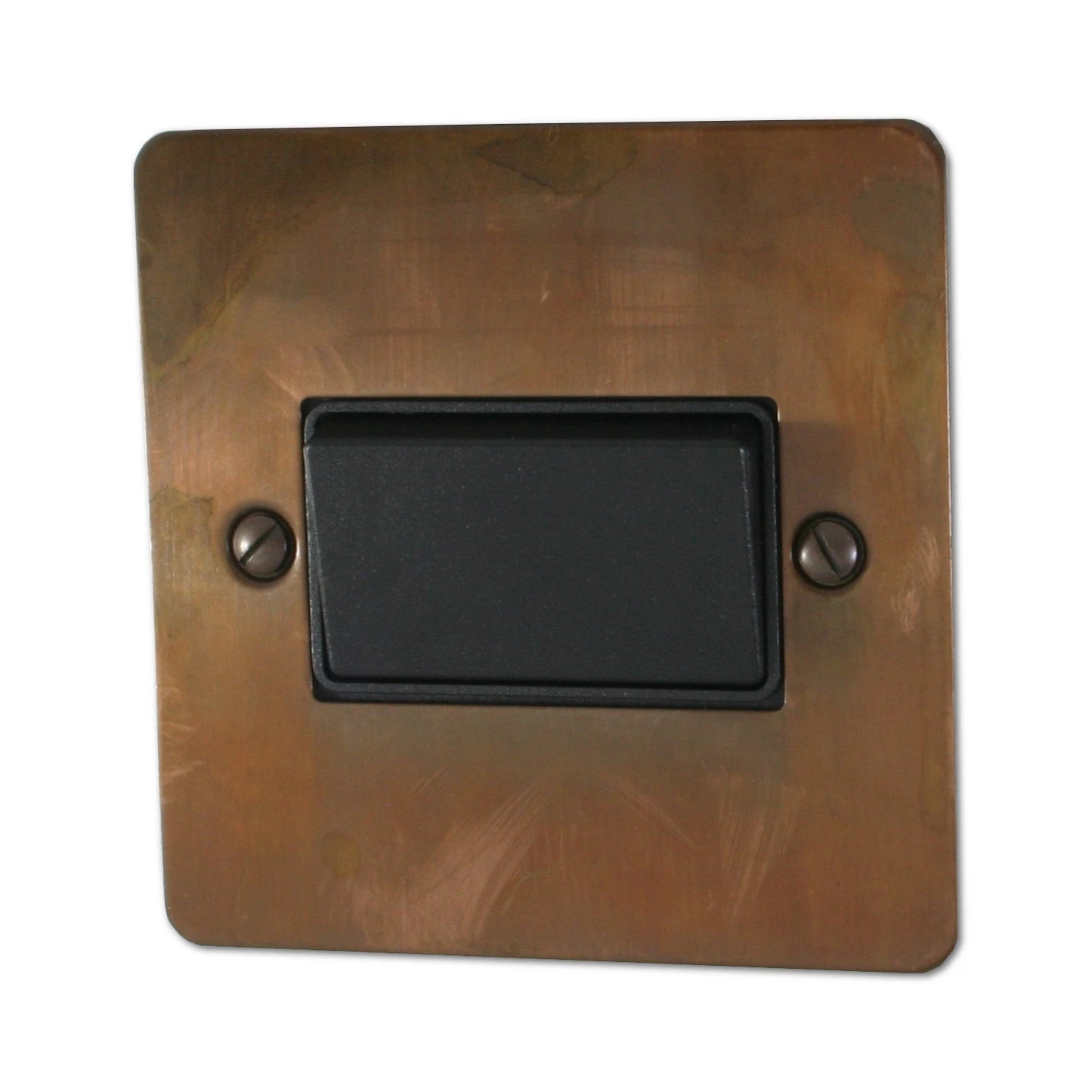 Flat Tarnished Copper Fan Isolator