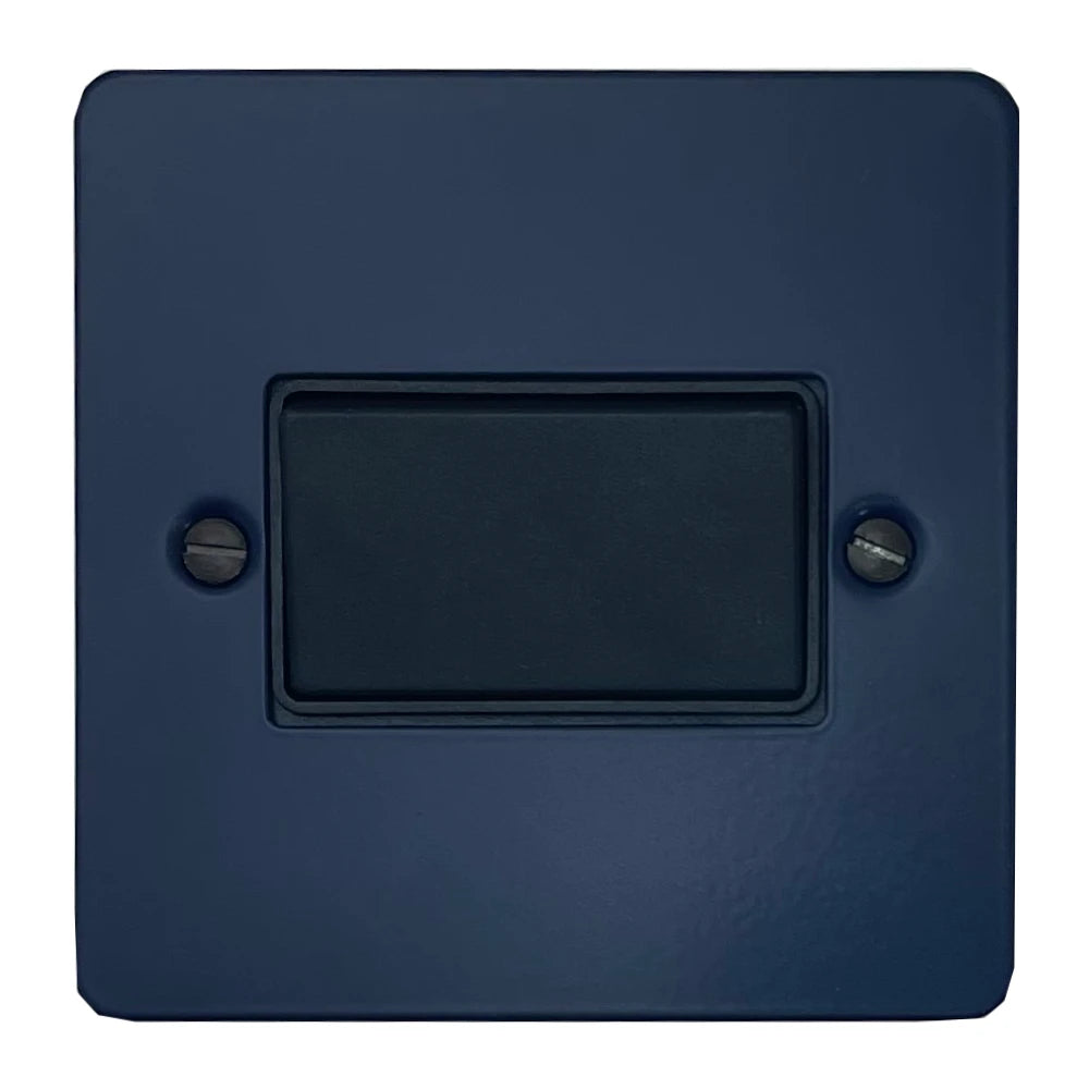 Flat Blue Fan Isolator (Black Switch)