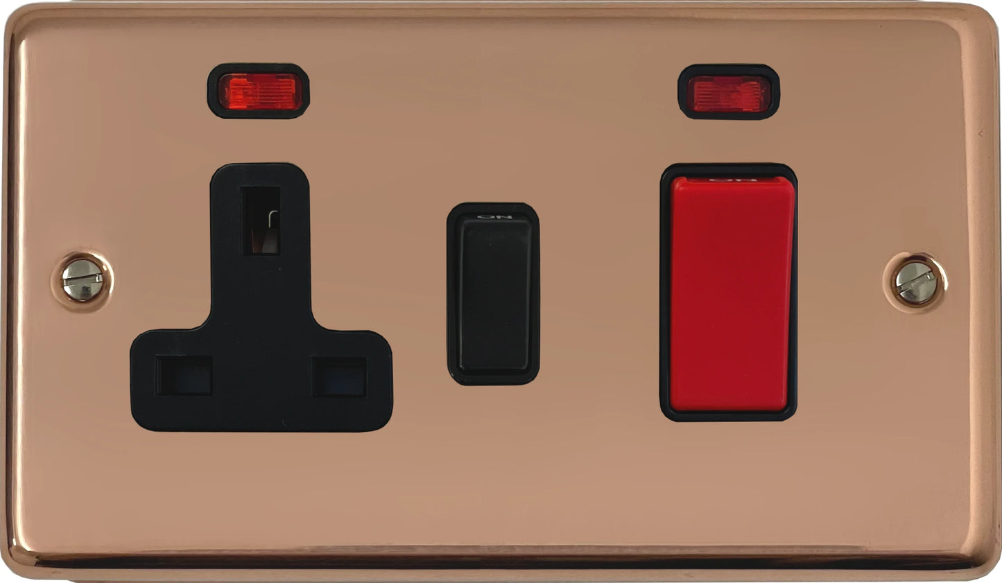 Contour Bright Copper Cooker Socket