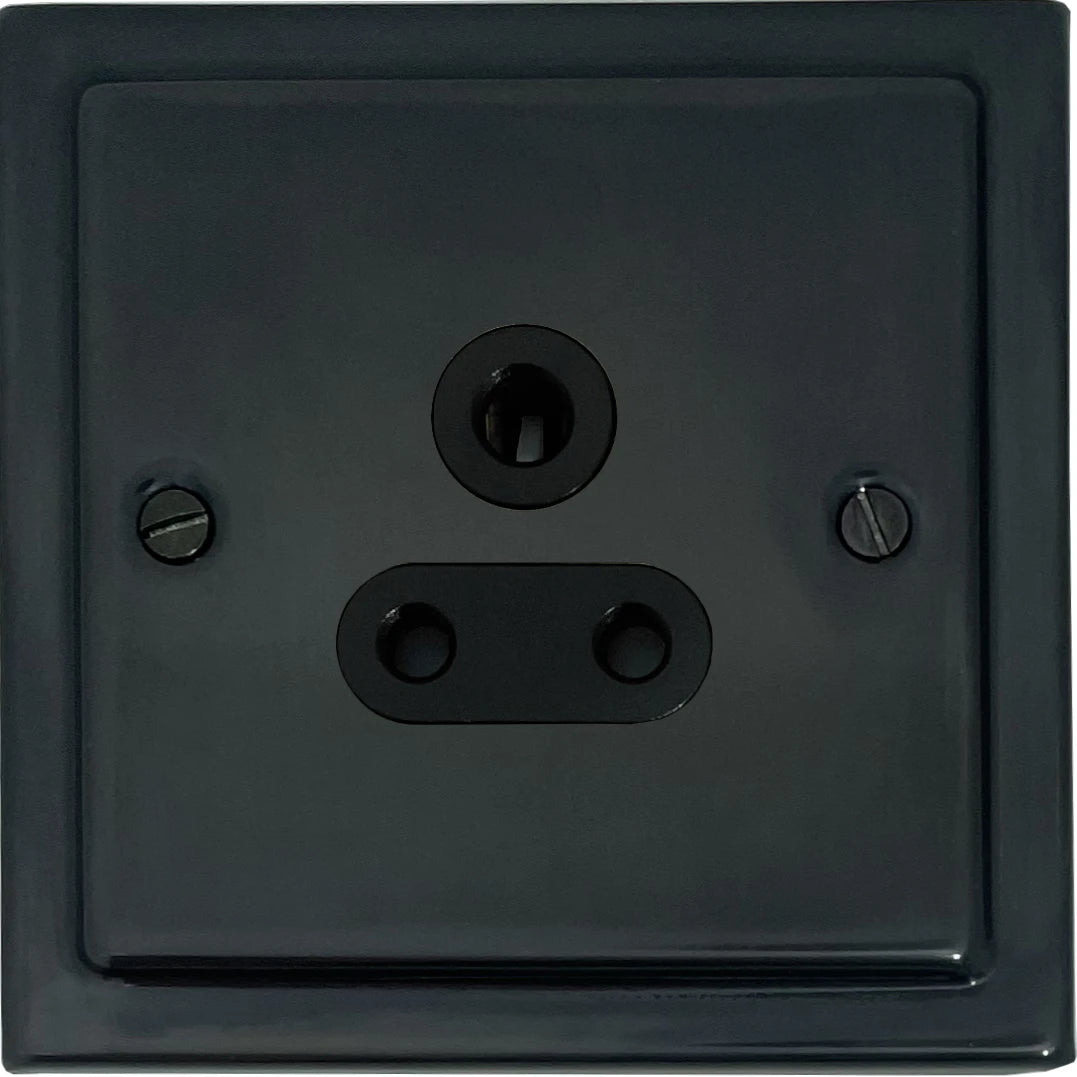 Victorian Black Bronze 5 Amp Socket