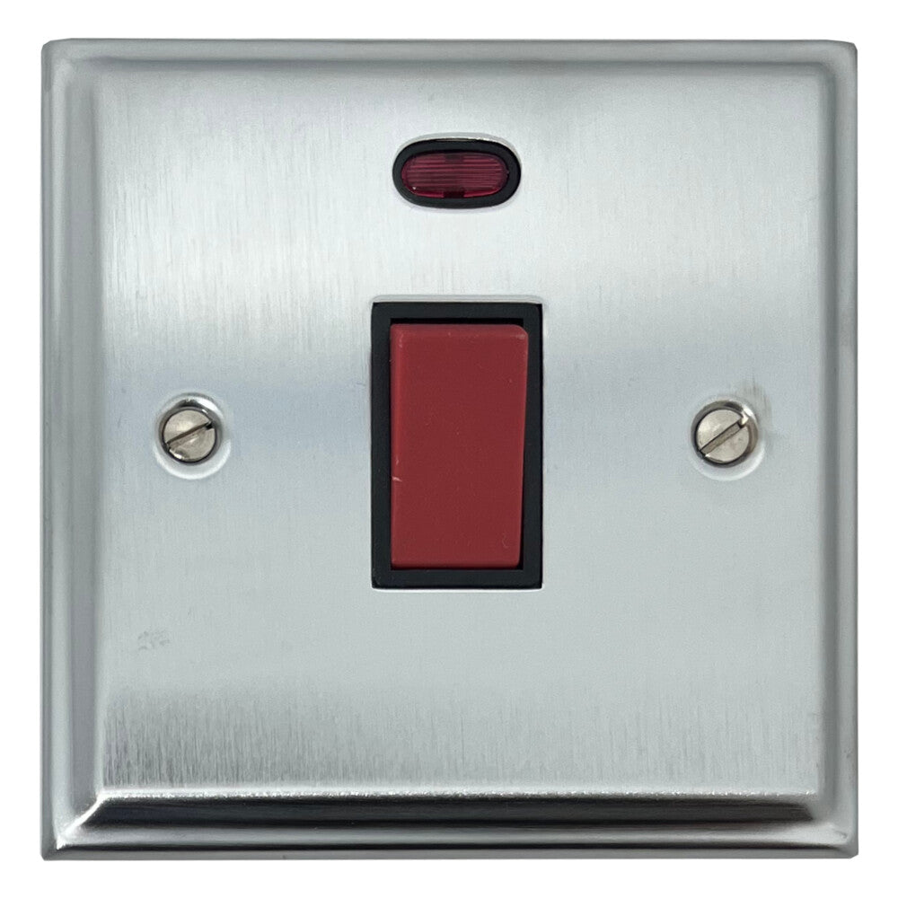 Deco Satin Chrome S/Plate