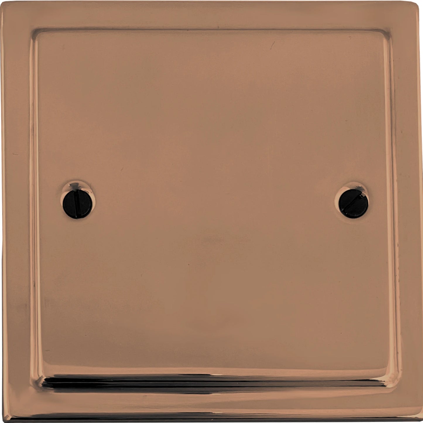 Victorian Polished Copper 1 Gang Blank