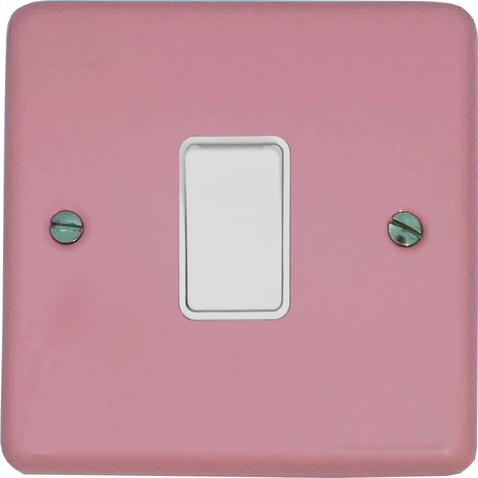 Contour Pink 1 Gang Switch